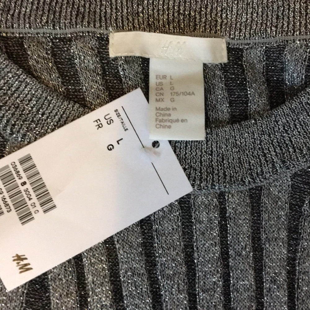 Large H&M sparkle Silver Dress - Picture 5 of 5
